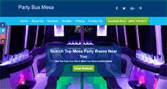 Desktop Screenshot of partybusmesa.net