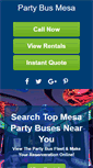 Mobile Screenshot of partybusmesa.net